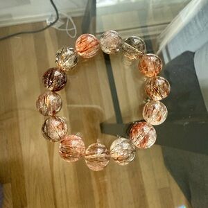 Elegant Multicolor Crystal  Beaded Bracelet